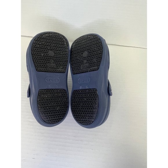 Crocs womens size 7 clogs bistro blue slip resistant comfort lightweight - Picture 16 of 16